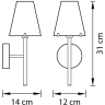 Бра LIGHTSTAR Diafano 758614