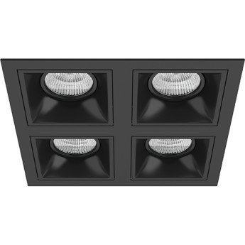 Комплект из светильников и рамки LIGHTSTAR Domino D54707070707