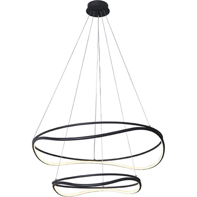Люстра LIGHTSTAR ROTONDA 736527 115W LED 5736LM 120G 3000-6000K черный