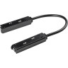 Соединитель трековый LIGHTSTAR UNO 509157 48V регулируемый гибкий черный
