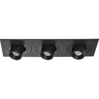 Светильник LIGHTSTAR INTERO TUBO i537172 LED 7W*3 360LM*3 60G черный 3000K
